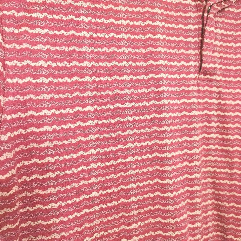 Nike Tiger Woods Golf Short Sleeve Polo Shirt Maroon Red Tan Floral XL Cotton 04